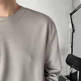 Tryess- TRY5508 SOLID ROUND NECK LONG SLEEVE