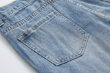 Tryess-TRY No. 1485 DENIM STRAIGHT JEANS