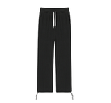 Tryess-TRY No. 1741 PLEATED DRAWSTRING SWEATPANTS