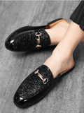 Tryess- Pointed-toe Half-slippers na1137