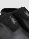 Tryess- Minority Design Black Derby Slippers NA622