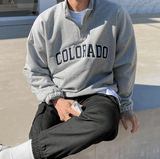 Tryess-TRY No. 4100 HALF ZIP-UP COLORADO TUTryess-TRYLENECK SWEATER