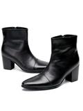 Tryess- 70mm Heel Korean Boots