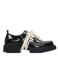 Tryess- lace design low-top leather shoes na891