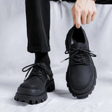 Tryess- Amsa Matt Black Bumper Shoes