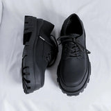 Tryess- Amsa Matt Black Bumper Shoes