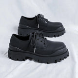 Tryess- Amsa Matt Black Bumper Shoes