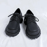 Tryess- Amsa Matt Black Bumper Shoes