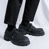 Tryess- Amsa Matt Black Bumper Shoes