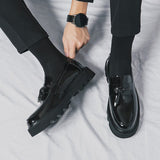 Tryess- Anyang Chunky Sole Patent Loafers