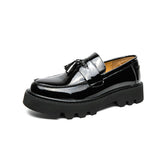 Tryess- Anyang Chunky Sole Patent Loafers