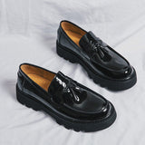 Tryess- Anyang Chunky Sole Patent Loafers