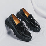 Tryess- Anyang Chunky Sole Patent Loafers