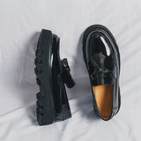 Tryess- Anyang Chunky Sole Patent Loafers