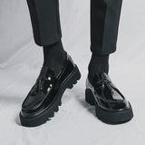 Tryess- Anyang Chunky Sole Patent Loafers