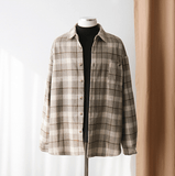 Tryess-TRY No. 2811 WOOLEN PLAID SHITryess-TRY