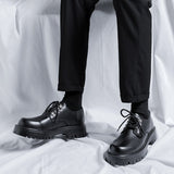 Tryess- Baegam Military Chunky Sole Derby Shoes