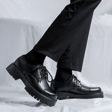 Tryess- Baegam Military Chunky Sole Derby Shoes