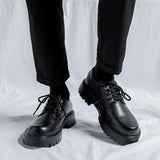 Tryess- Baegam Military Chunky Sole Derby Shoes