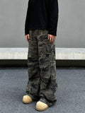 Tryess- Baggy Camo Cargo Pants