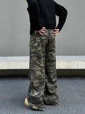 Tryess- Baggy Camo Cargo Pants