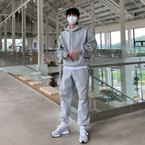 Tryess- Basic Sports Hoodie & Jogger Pants