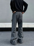 Tryess- Black and Gray Cargo Pants