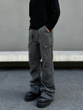 Tryess- Black and Gray Cargo Pants