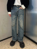 Tryess- Blue Slim-Fit Jeans