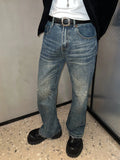 Tryess- Blue Slim-Fit Jeans