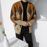 Tryess- Brown Knitted Cardigan