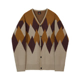 Tryess- Brown Knitted Cardigan