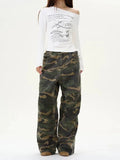 Tryess- Camouflage Cargo Casual Pants