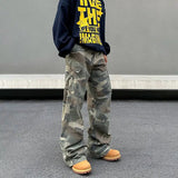 Tryess- Camouflage Cargo Casual Pants