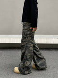 Tryess- Camouflage Cargo Casual Pants