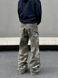 Tryess- Camouflage Cargo Casual Pants