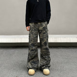 Tryess- Camouflage Cargo Casual Pants