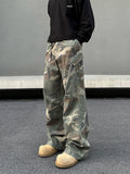 Tryess- Camouflage Cargo Multi-pocket Pants