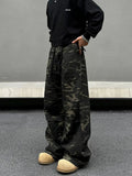 Tryess- Camouflage Pattern Casual Pants