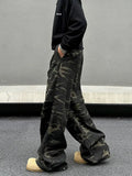 Tryess- Camouflage Pattern Casual Pants