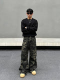 Tryess- Camouflage Pattern Casual Pants