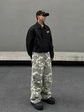 Tryess- Camouflage Pockets Cargo Pants