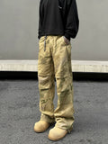 Tryess- Camouflage Print Cargo Pants