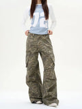 Tryess- Cargo Camouflage Casual Pants