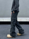 Tryess- Cargo Multi-pocket Pants