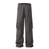 Tryess- Cargo Multiple Pockets Pants