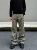 Tryess- Cargo Pocket Casual Pants