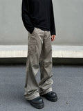 Tryess- Cargo Pocket Casual Pants