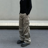 Tryess- Cargo Pocket Casual Pants