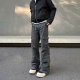 Tryess- Casual Pockets Cargo Pants